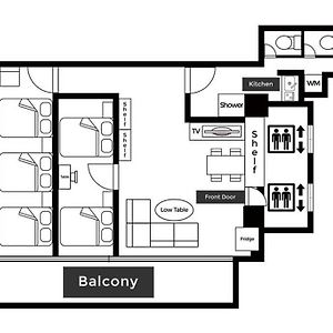 Appartement met Twee Slaapkamers